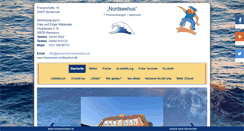 Desktop Screenshot of bensersiel-nordseehus.de